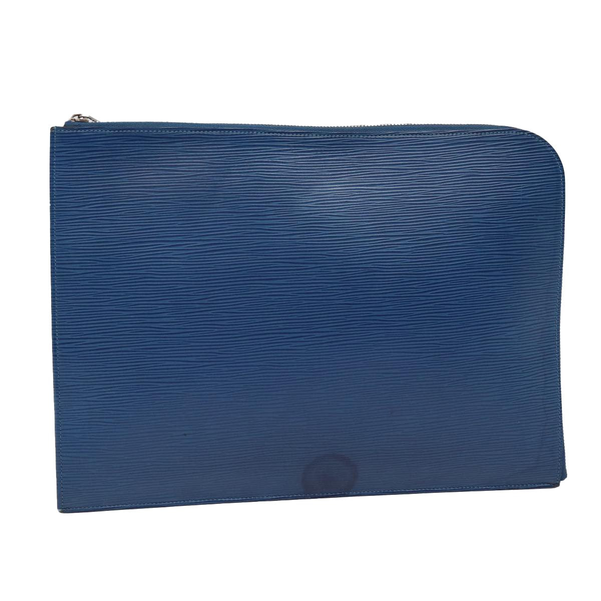 Louis Vuitton Pochette Jour Epi Leather Blue Leather Clutche & Pouche Bag (Pre-Owned)