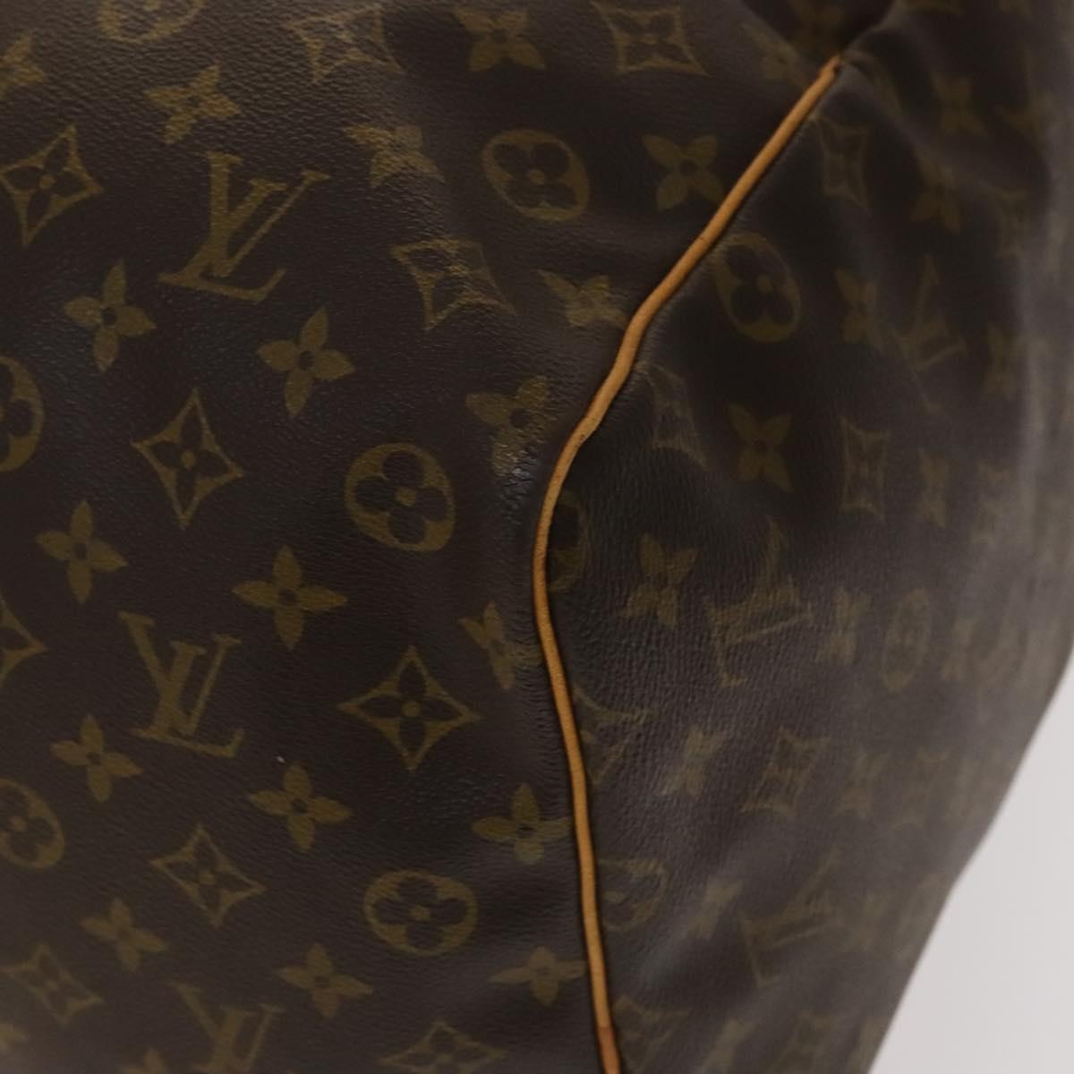 Louis Vuitton Keepall Bag Monogram Canvas Brown Canvas Travel Bag Bag (Pre-Owned)