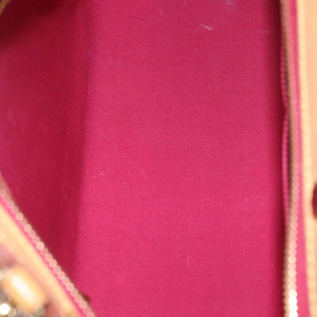 Louis Vuitton Blair Monogram Vernis Pink Patent_Leather Handbag (Pre-Owned)