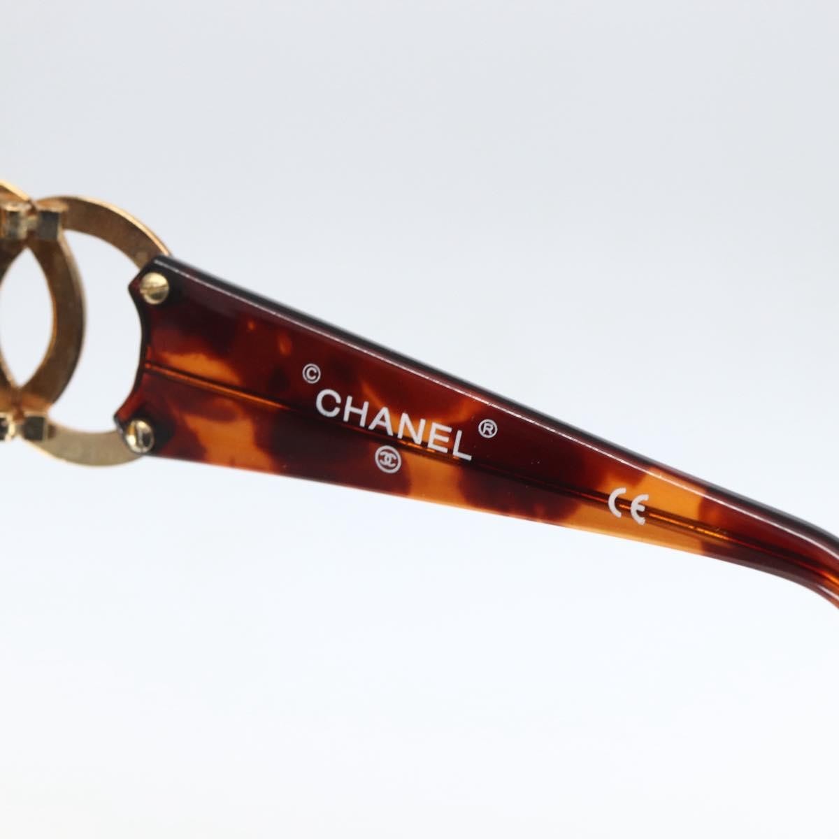 Chanel Logo Cc Sunglasses Plastic Brown Plastic Sunglasse Accessory (Pre-Owned)