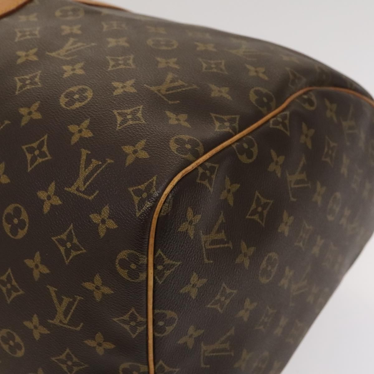 Louis Vuitton Keepall Bag Monogram Canvas Brown Canvas Travel Bag Bag (Pre-Owned)