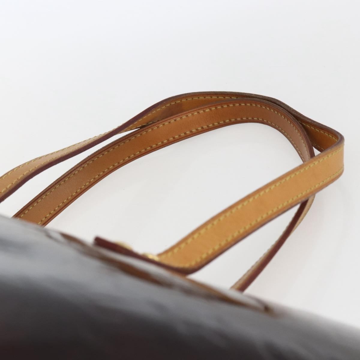 Louis Vuitton Bellevue Handbag Monogram Vernis Brown Patent_Leather Tote Bag Bag (Pre-Owned)