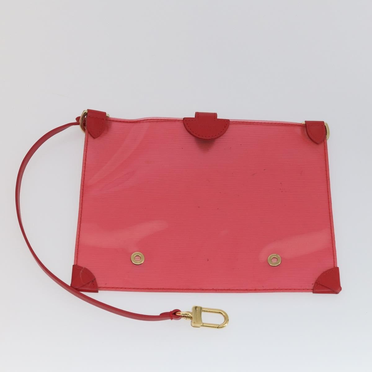 Louis Vuitton Plage Lagoon Bay Handbag Vinyl Epi Leather Red Plastic Tote Bag Bag (Pre-Owned)