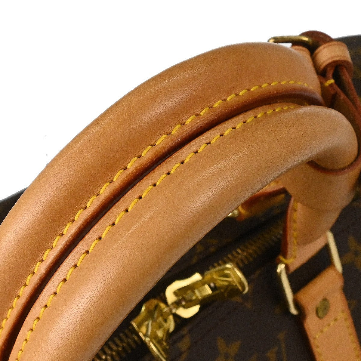 Louis Vuitton Keepall Bag Monogram Canvas Brown Canvas Travel Bag Bag (Pre-Owned)