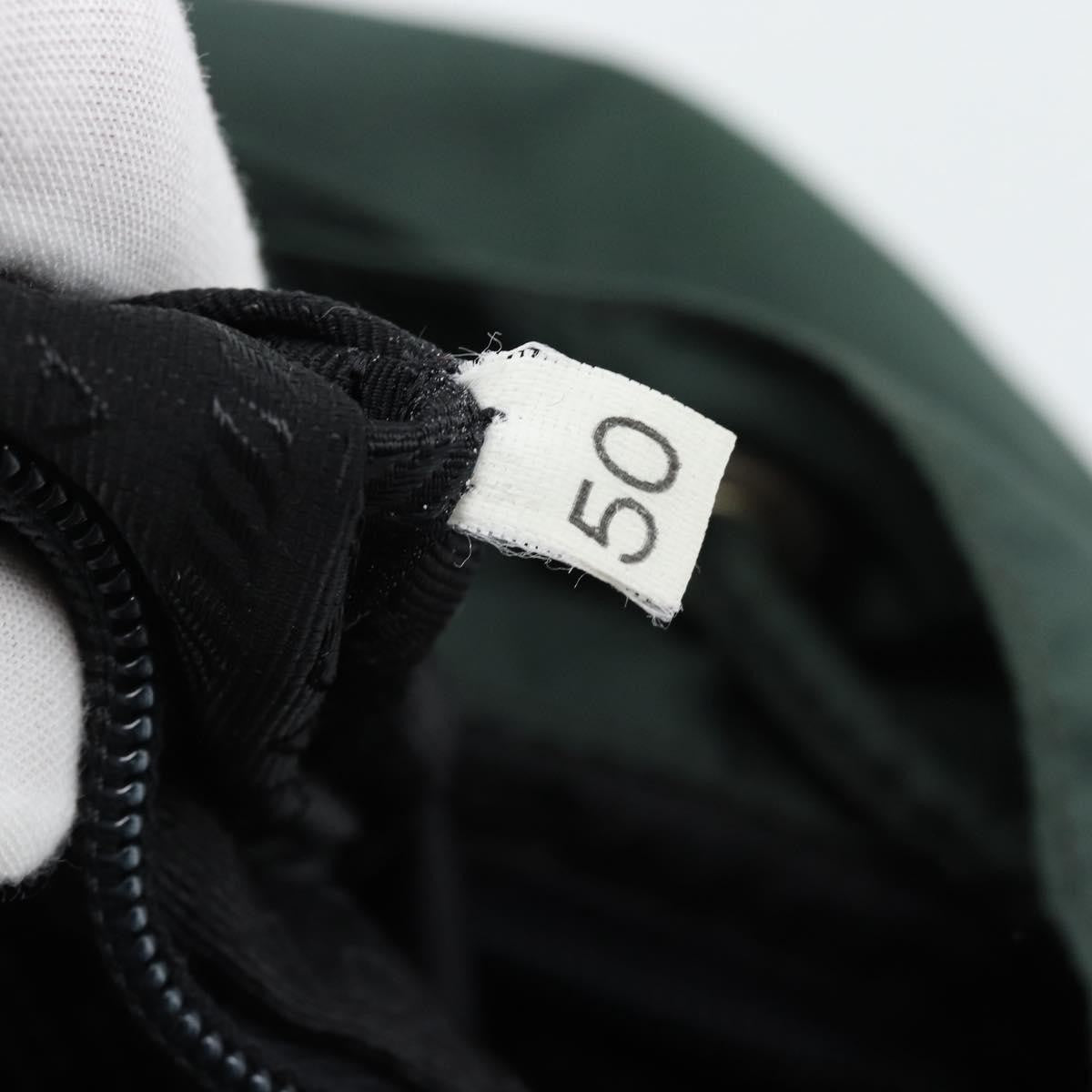 Prada Double Front Pocket Backpack Tessuto Green Nylon Backpack Bag (Pre-Owned)