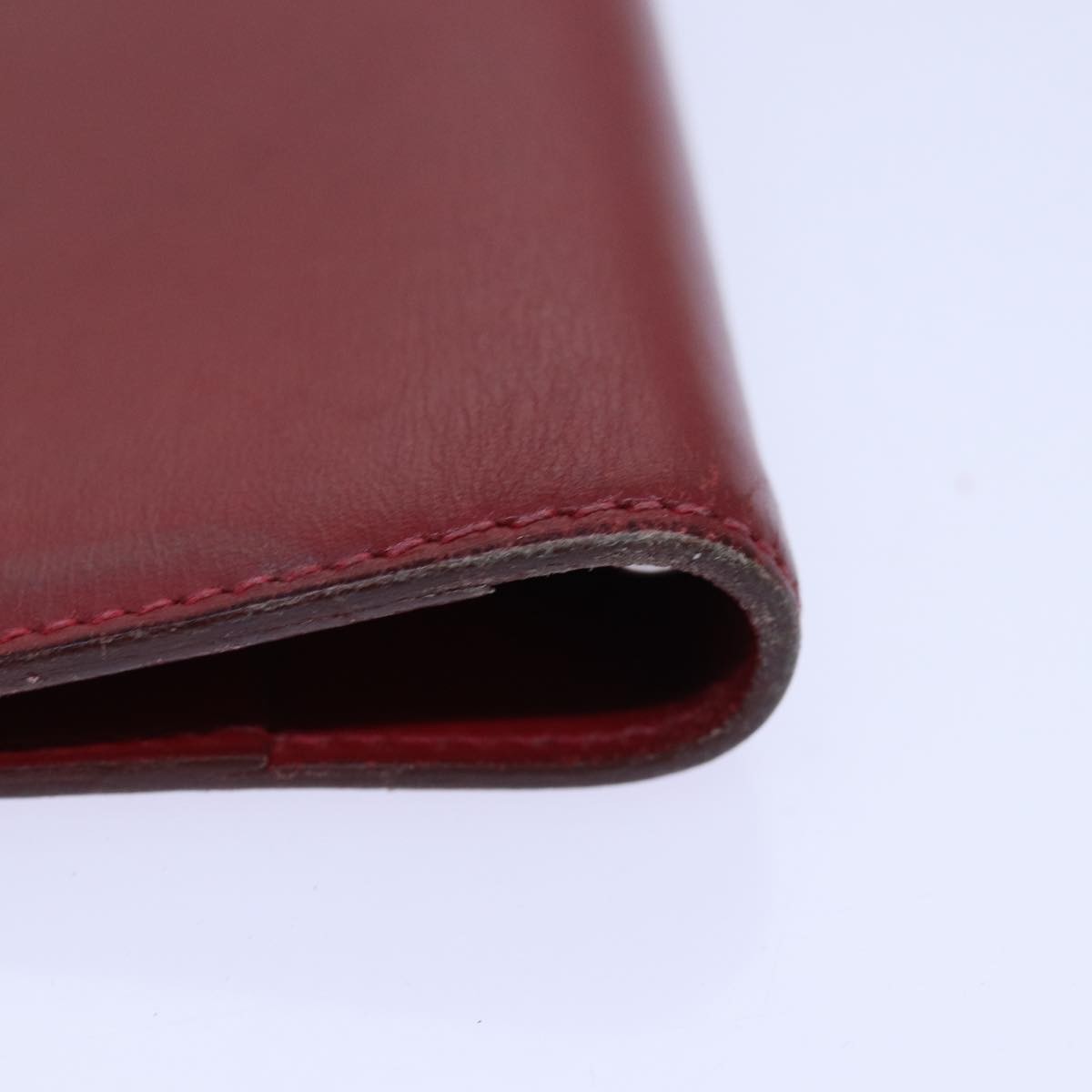 Hermes Agenda A6 Day Planner Housse Leather Red Leather Wallets Accessory (Pre-Owned)