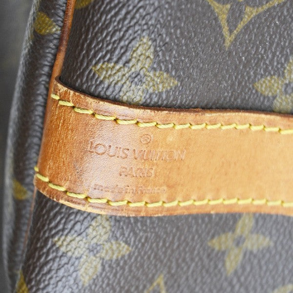 Louis Vuitton Keepall Bandouliere Bag Monogram Canvas Brown Canvas Travel Bag Bag (Pre-Owned)