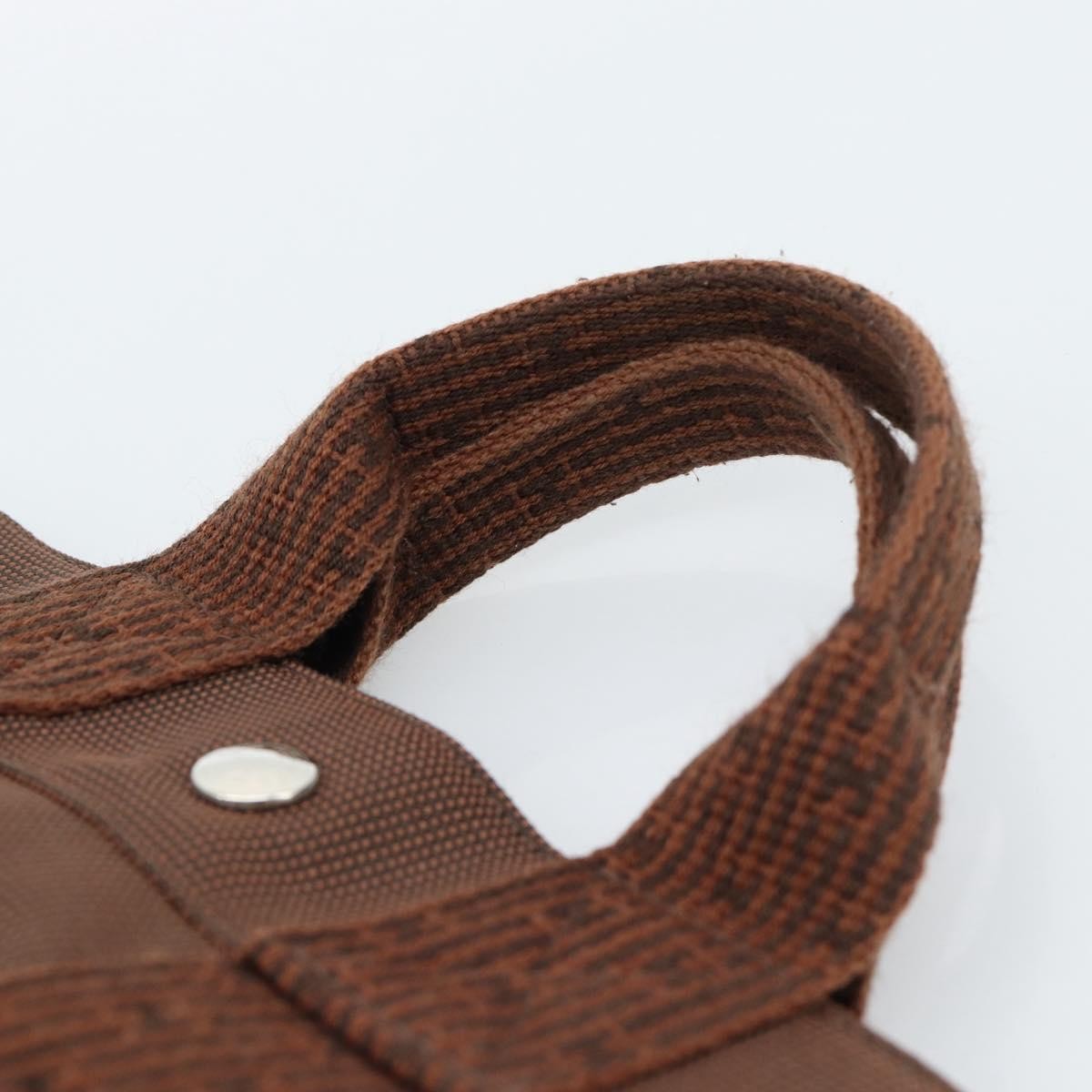 Hermes Fourre-Tout Herline Fourre-Tout Herline Brown Canvas Tote Bag Bag (Pre-Owned)