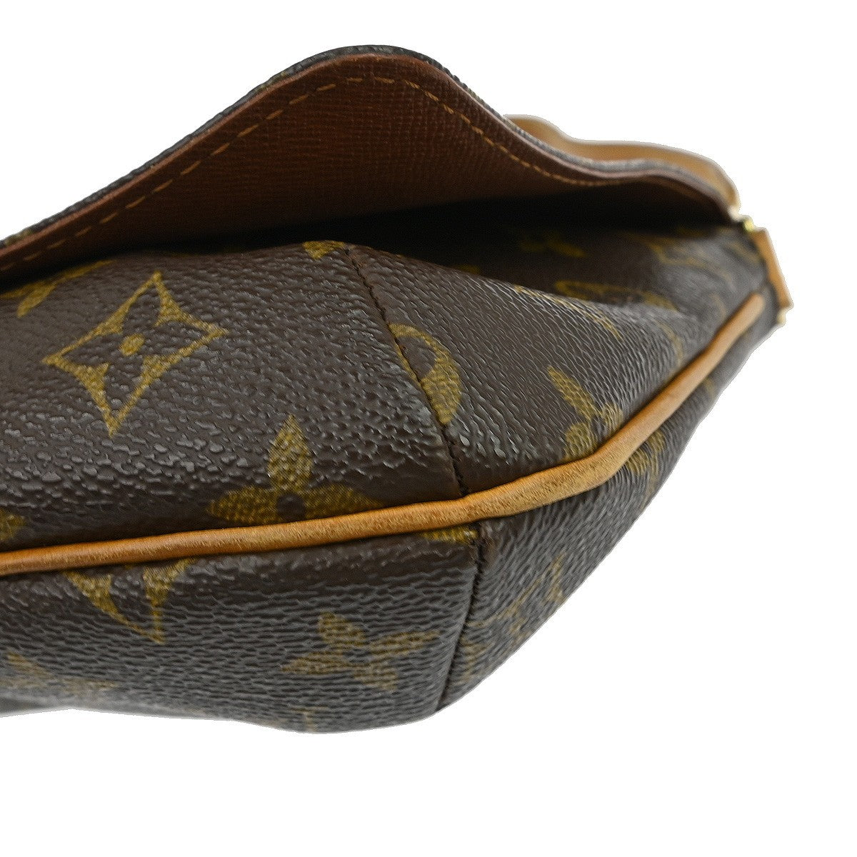 Louis Vuitton Musette Tango Handbag Monogram Canvas Brown Canvas Shoulder Bag Bag (Pre-Owned)