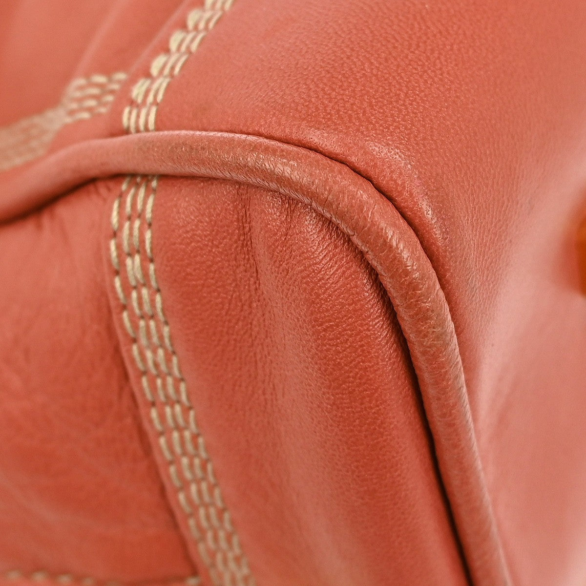 Loewe Amazona Bag Leather Pink Leather Handbag (Pre-Owned)