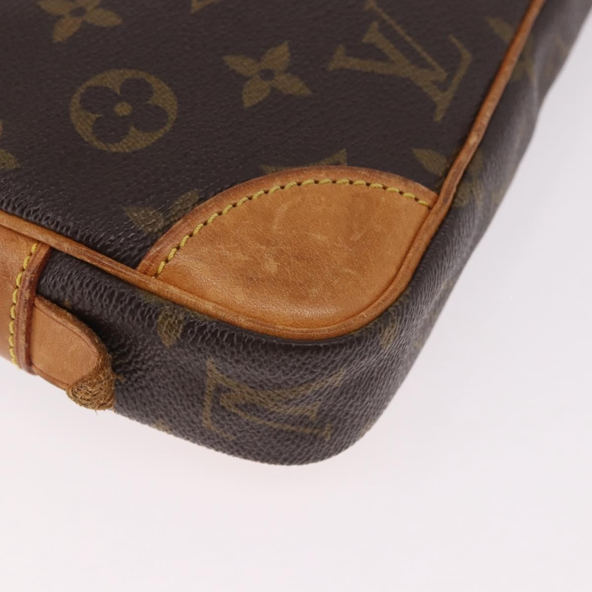 Louis Vuitton Marly Dragonne Clutch Monogram Canvas Brown Canvas Clutche & Pouche Bag (Pre-Owned)