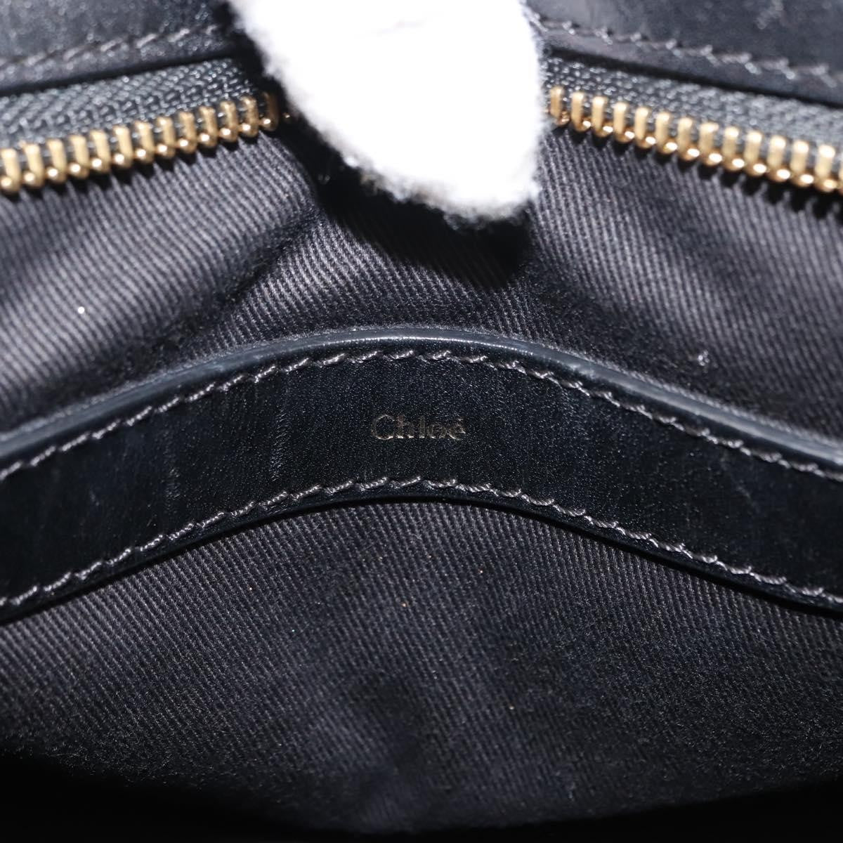 Chloe Alice Satchel Leather White Leather Handbag (Pre-Owned)