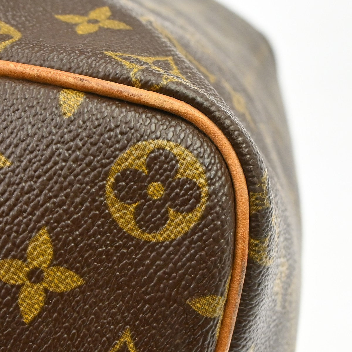 Louis Vuitton Speedy Handbag Monogram Canvas Brown Canvas Handbag (Pre-Owned)