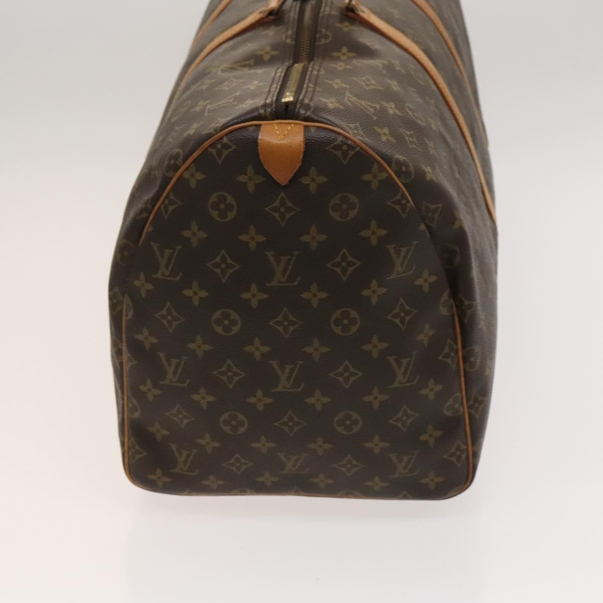 Louis Vuitton Keepall Bag Monogram Canvas Brown Canvas Travel Bag Bag (Pre-Owned)