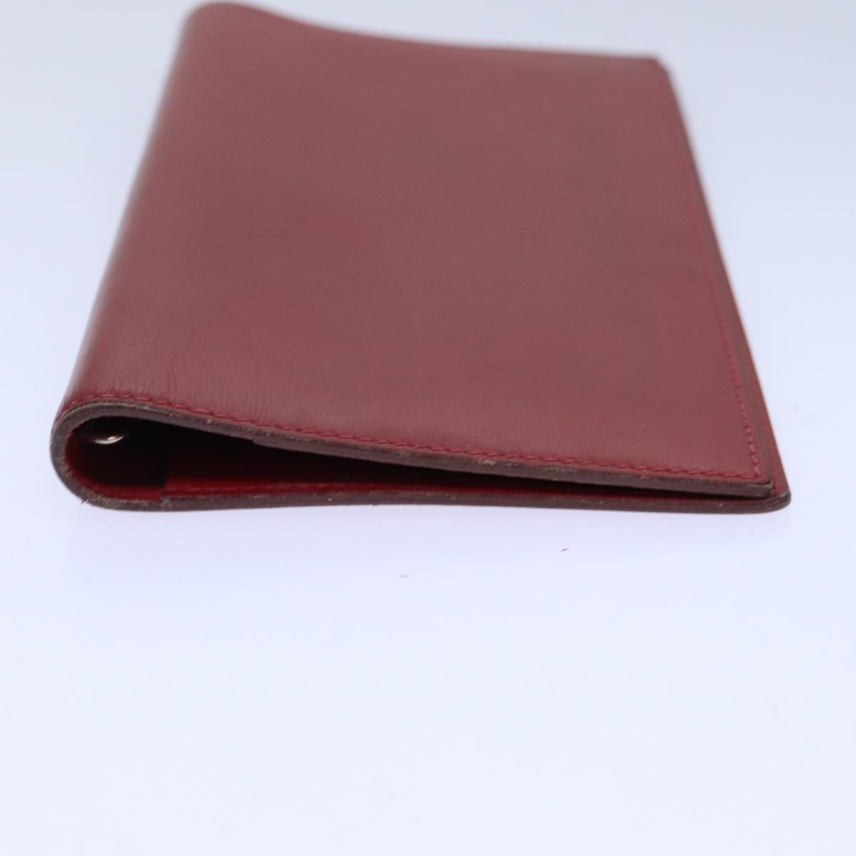 Hermes Agenda A6 Day Planner Housse Leather Red Leather Wallets Accessory (Pre-Owned)