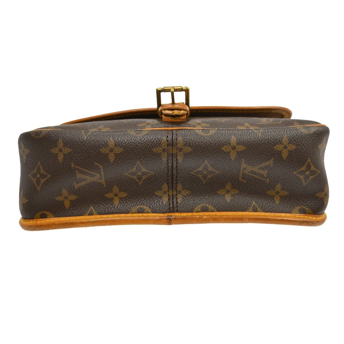 Louis Vuitton Sologne Handbag Monogram Canvas Brown Canvas Shoulder Bag Bag (Pre-Owned)