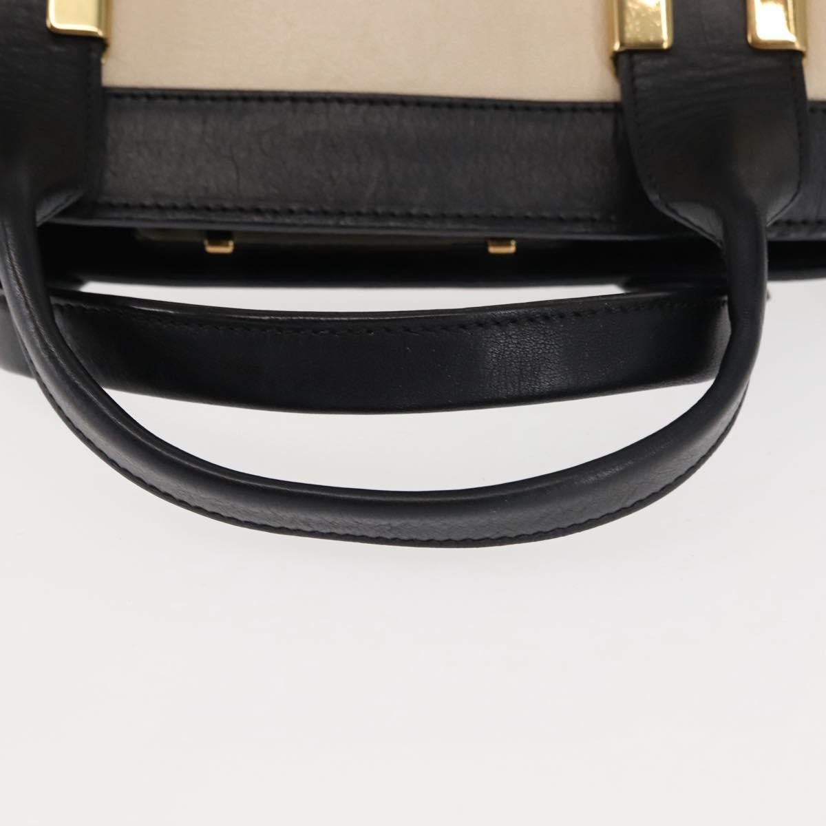 Chloe Alice Satchel Leather White Leather Handbag (Pre-Owned)