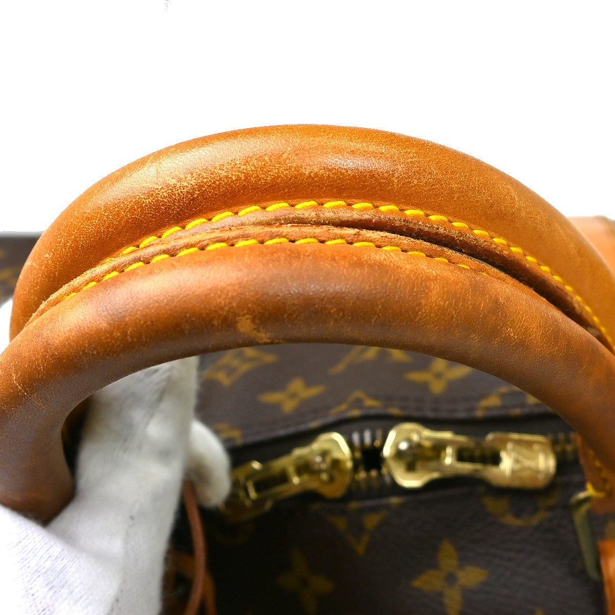 Louis Vuitton Keepall Bandouliere Bag Monogram Canvas Brown Canvas Travel Bag Bag (Pre-Owned)