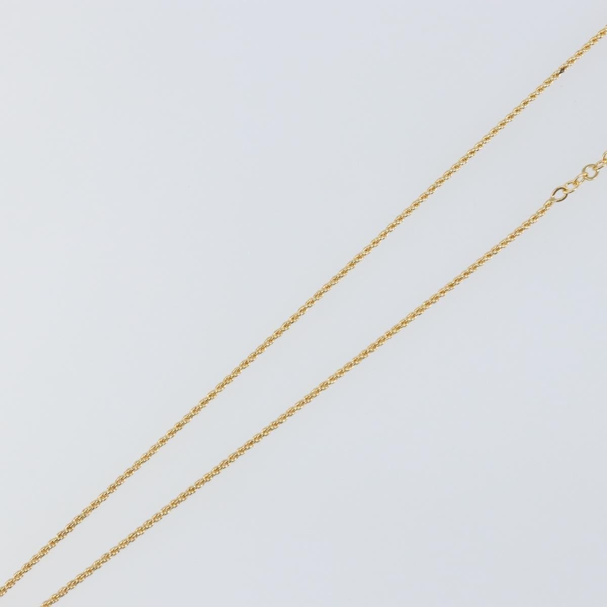 Christian Dior Cd Pendant Necklace Metal Gold Metal Jewelry (Pre-Owned)