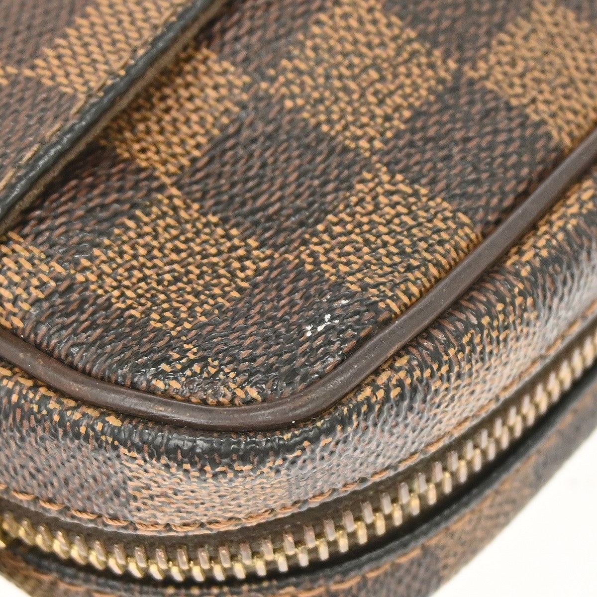 Louis Vuitton Pochette Macao Damier Brown Canvas Clutche & Pouche Bag (Pre-Owned)