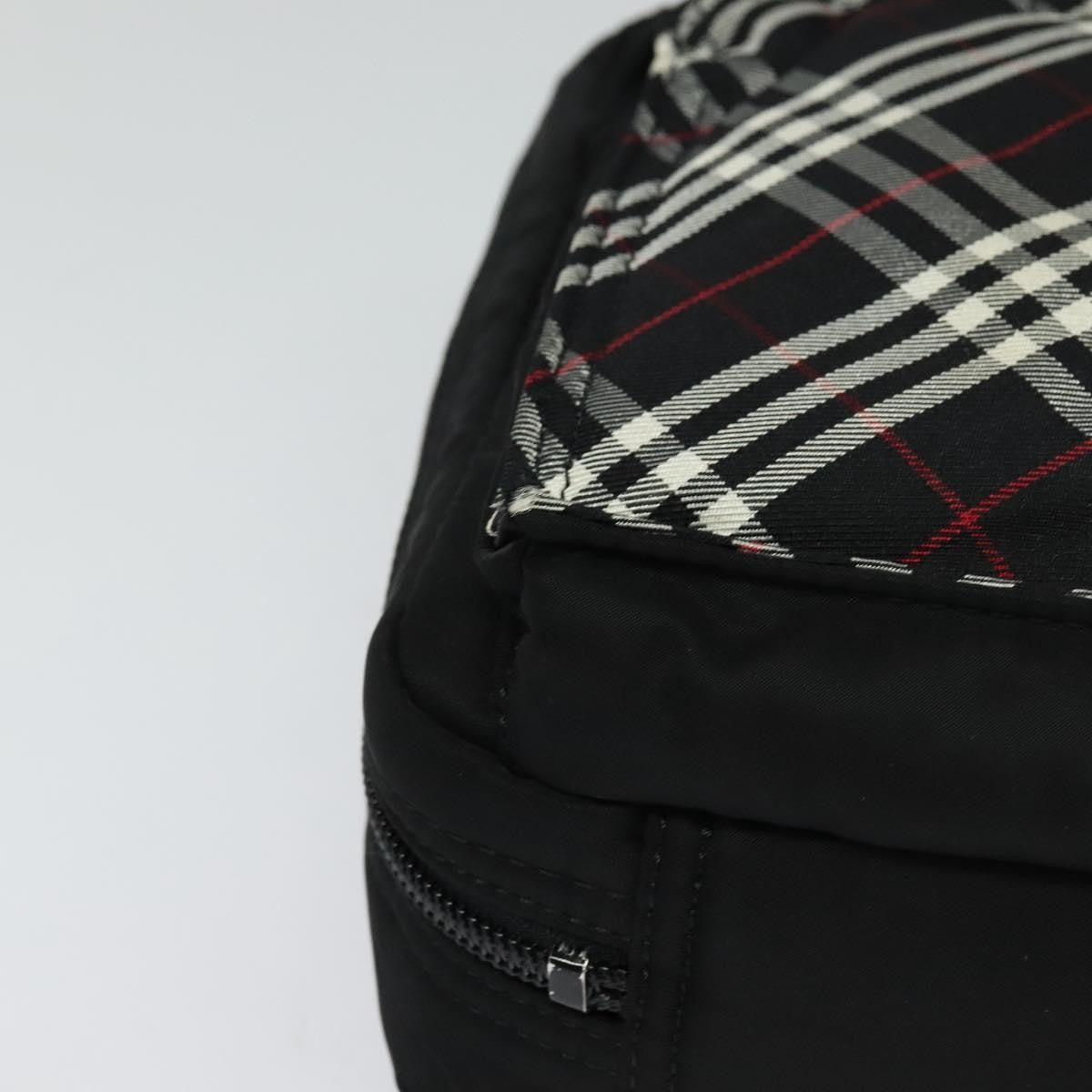 Burberry Nova Check Black Label Nylon Black Nylon Shoulder Bag Bag (Pre-Owned)