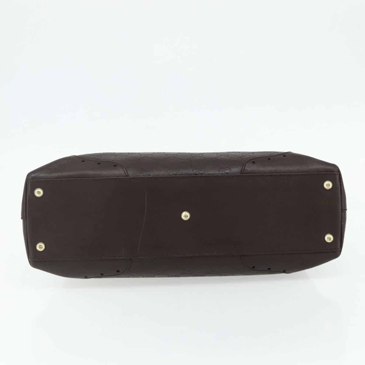 Gucci Guccissima Shoulder Bag Brown Canvas Handbag (Pre-Owned)