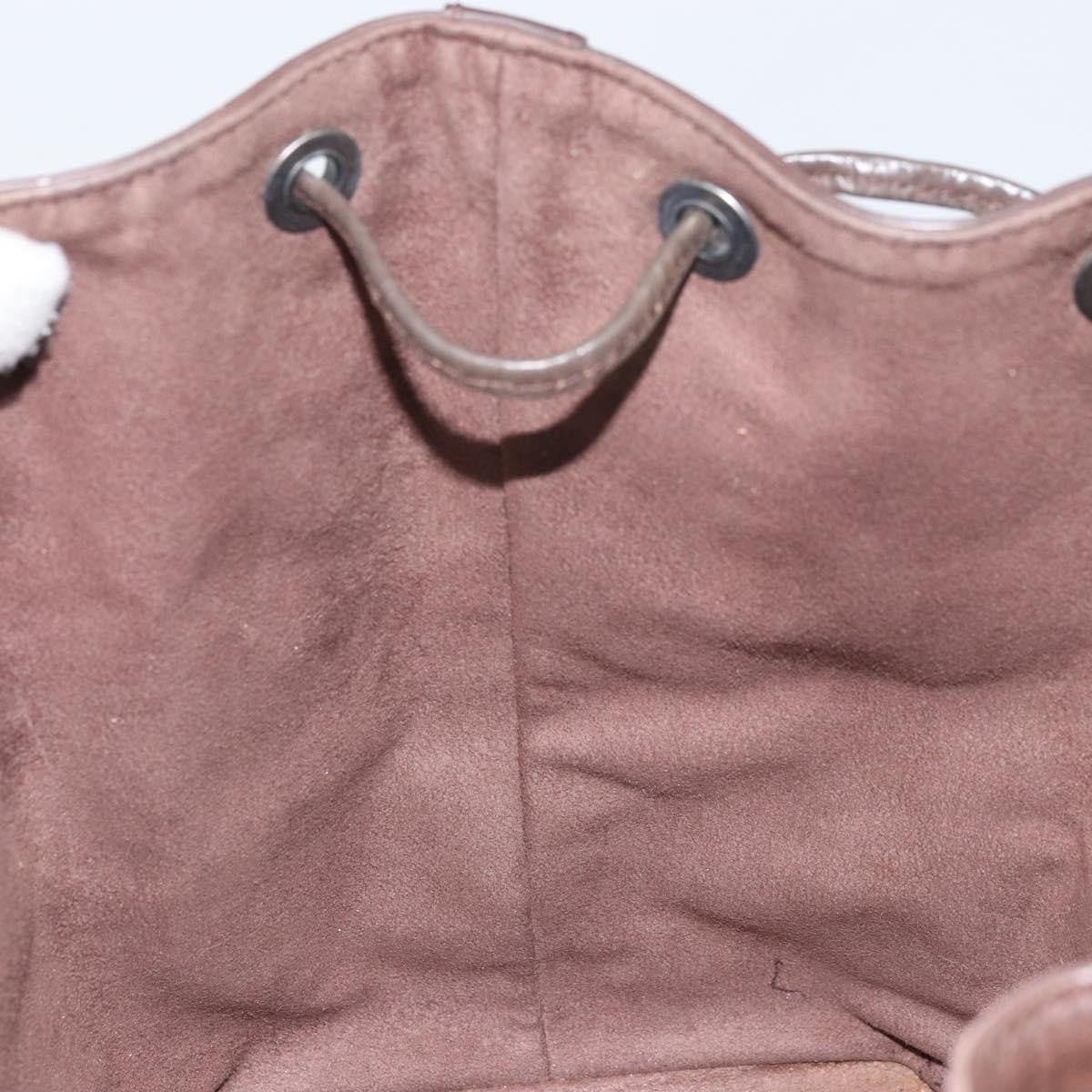 Louis Vuitton Noe Handbag Epi Leather Brown Leather Shoulder Bag Bag (Pre-Owned)