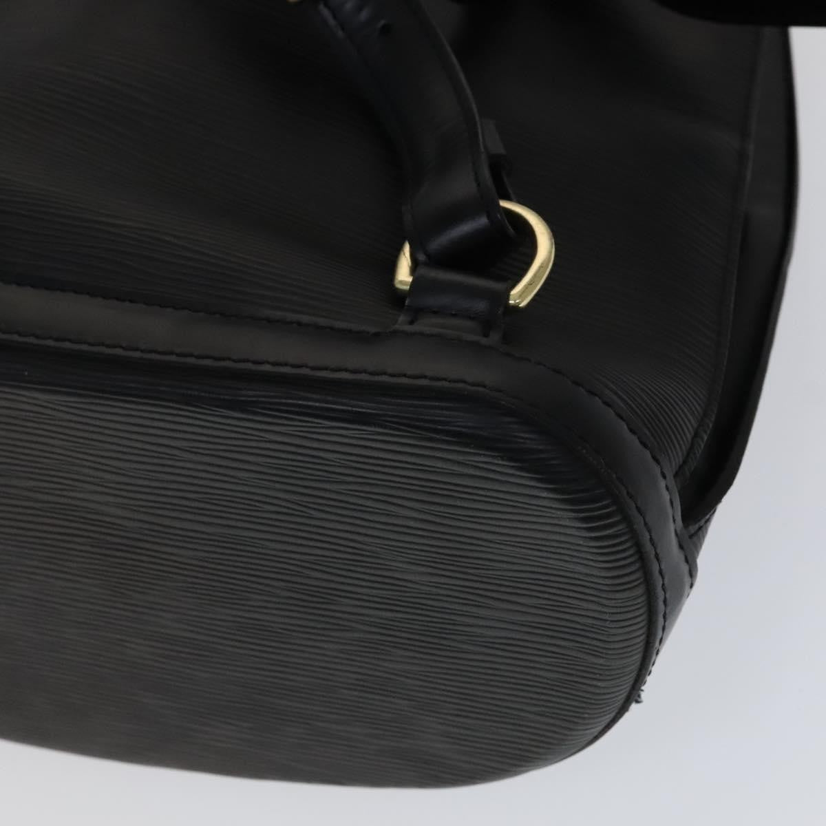 Louis Vuitton Gobelins Backpack Epi Leather Black Leather Backpack Bag (Pre-Owned)