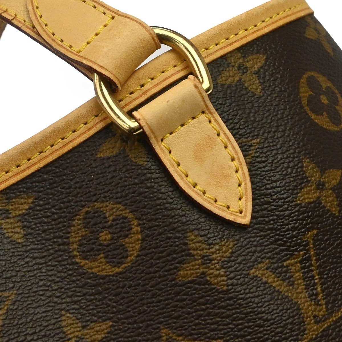 Louis Vuitton Batignolles Handbag Monogram Canvas Brown Canvas Tote Bag Bag (Pre-Owned)
