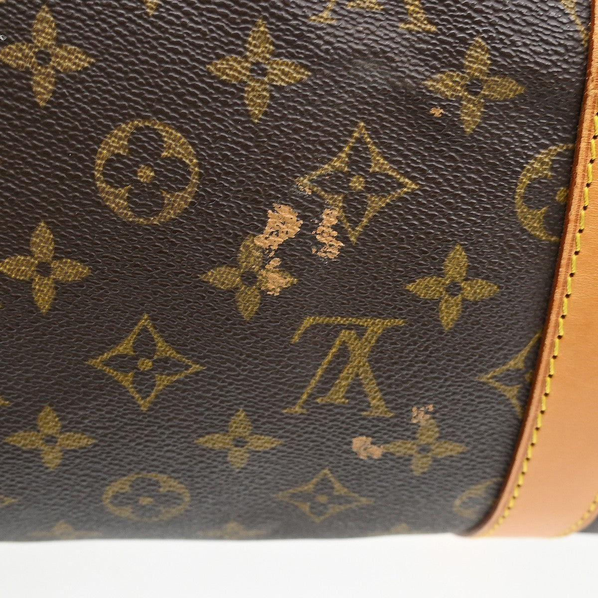 Louis Vuitton Keepall Bag Monogram Canvas Brown Canvas Travel Bag Bag (Pre-Owned)