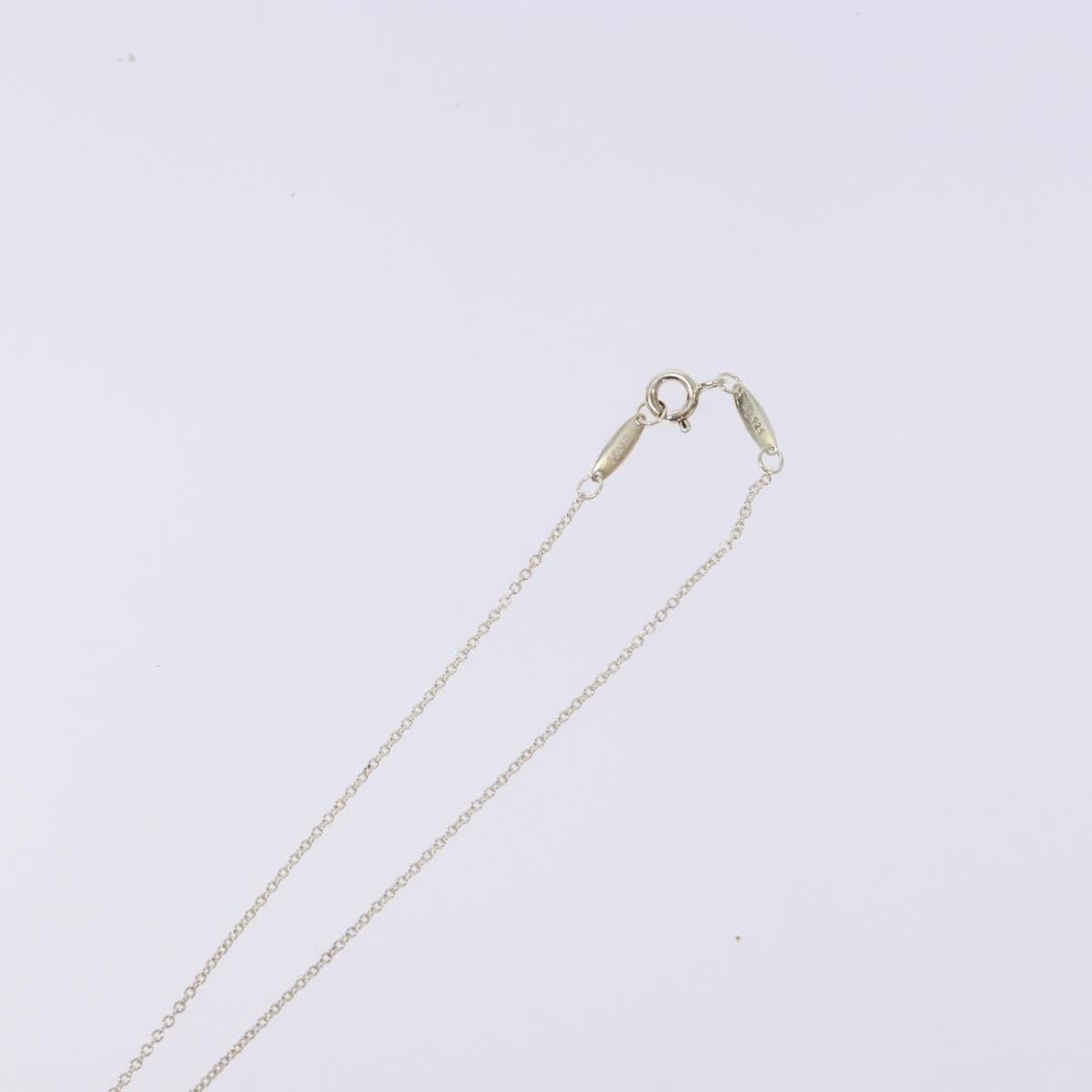 Tiffany & Co. Elsa Peretti Open Heart Pendant Necklace Sterling Silver Silver Silver Necklace Jewelry (Pre-Owned)