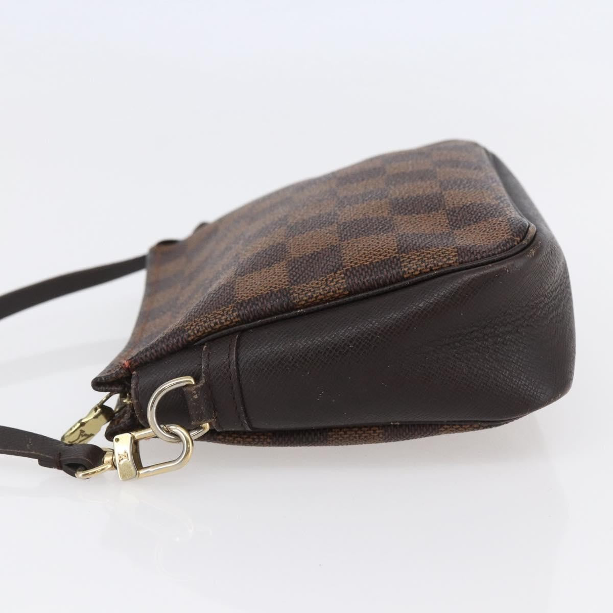 Louis Vuitton Trousse Make Up Bag Damier Canvas Brown Canvas Clutche & Pouche Bag (Pre-Owned)