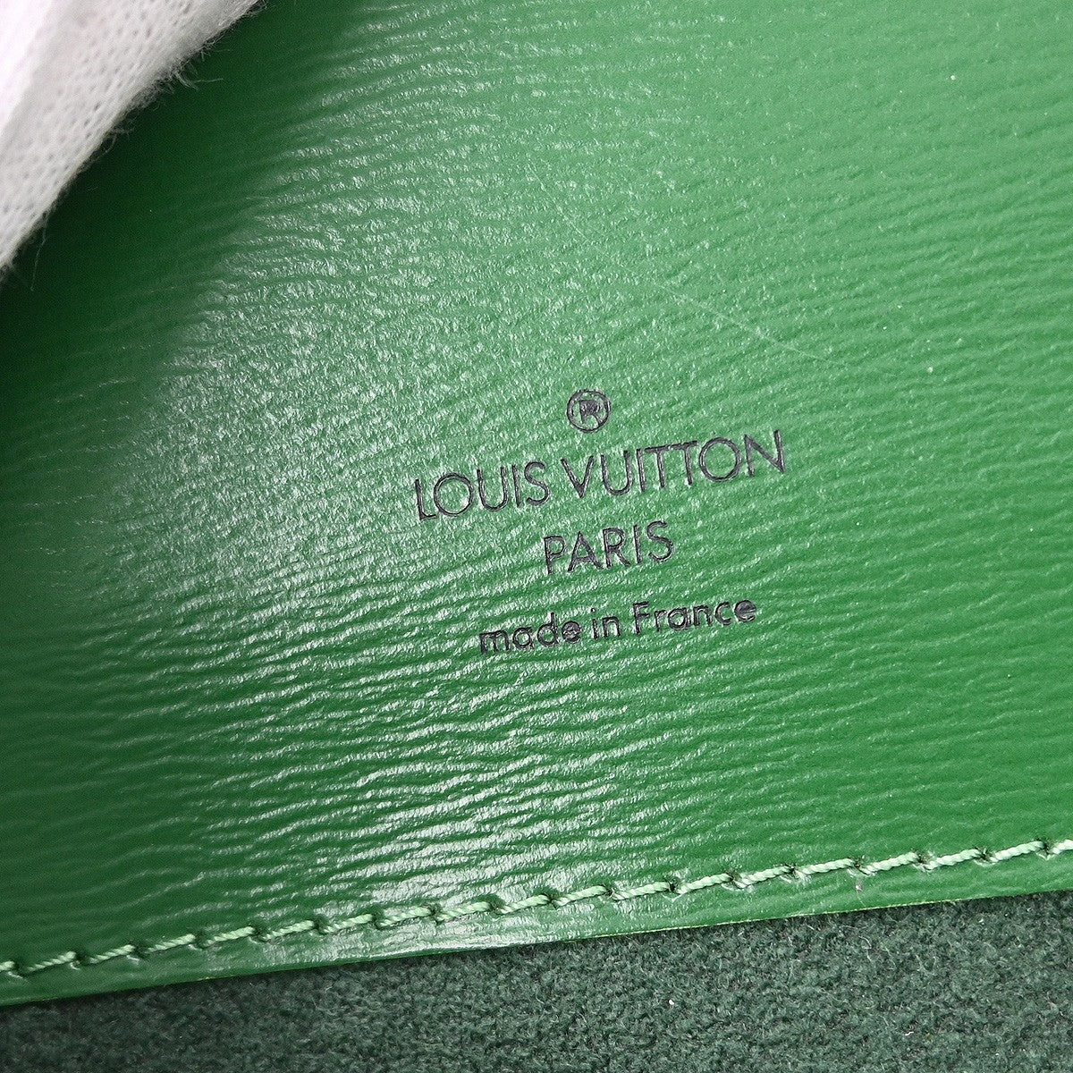Louis Vuitton Cluny Shoulder Bag Epi Leather Green Leather Shoulder Bag Bag (Pre-Owned)