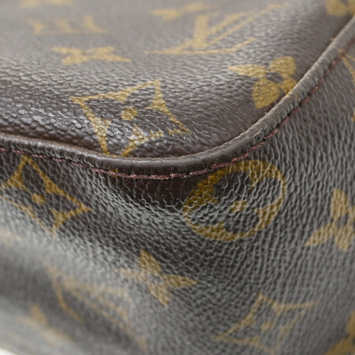 Louis Vuitton Monogram Looping Handbag Monogram Canvas Brown Canvas Shoulder Bag Bag (Pre-Owned)