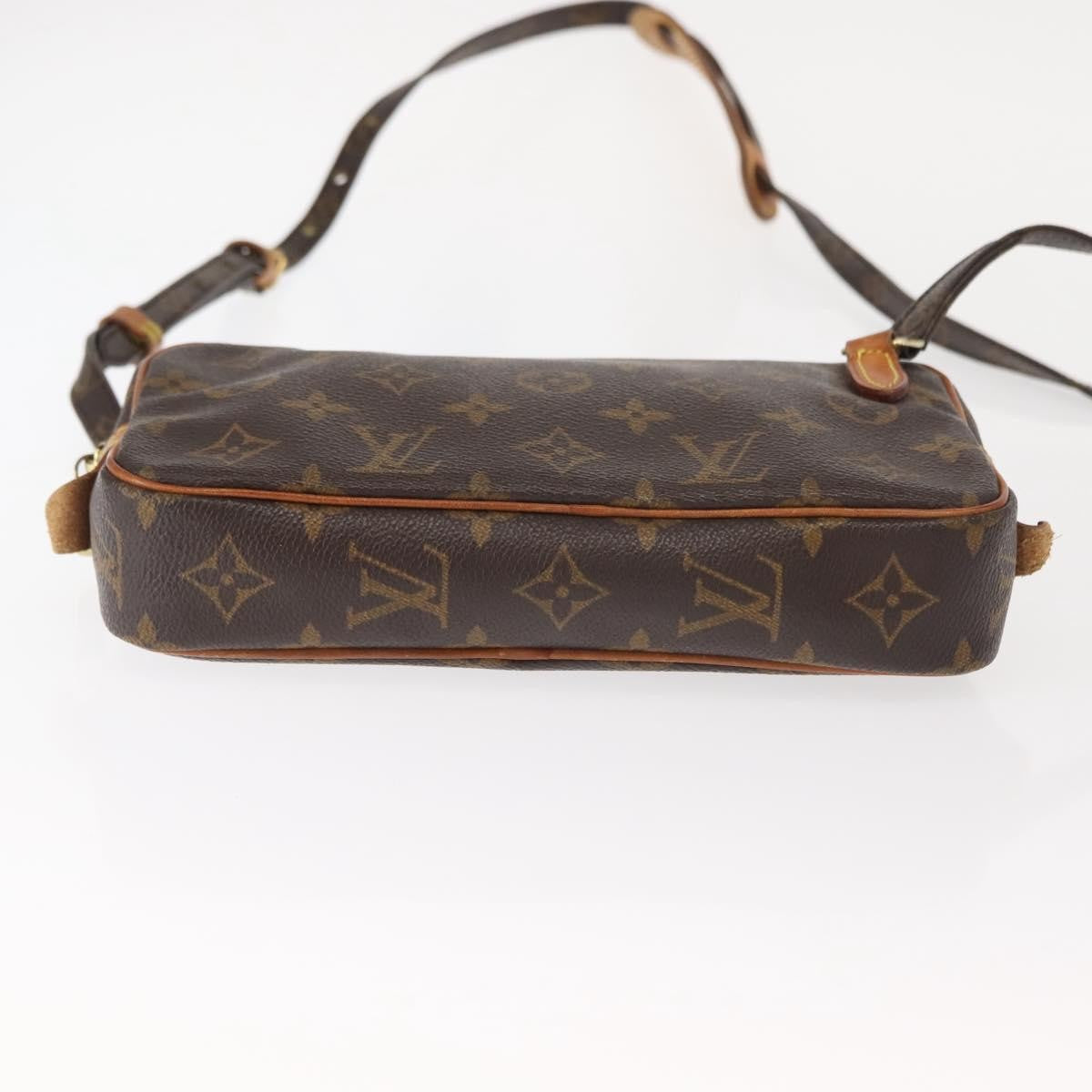 Louis Vuitton Pochette Marly Bandouliere Bag Monogram Canvas Brown Canvas Shoulder Bag Bag (Pre-Owned)