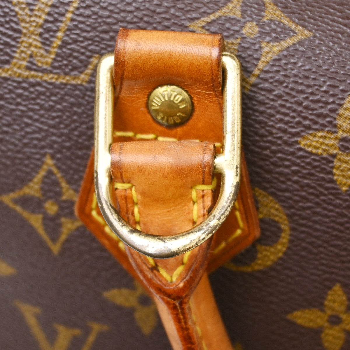 Louis Vuitton Alma Handbag Monogram Canvas Brown Canvas Handbag (Pre-Owned)