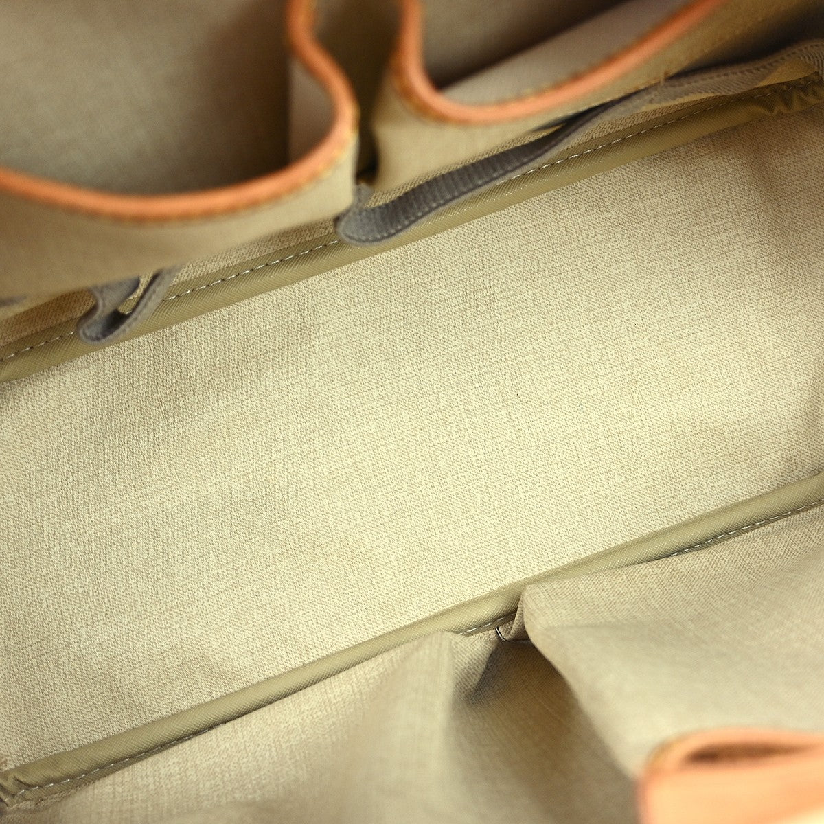 Louis Vuitton Deauville Handbag Monogram Canvas Brown Canvas Handbag (Pre-Owned)