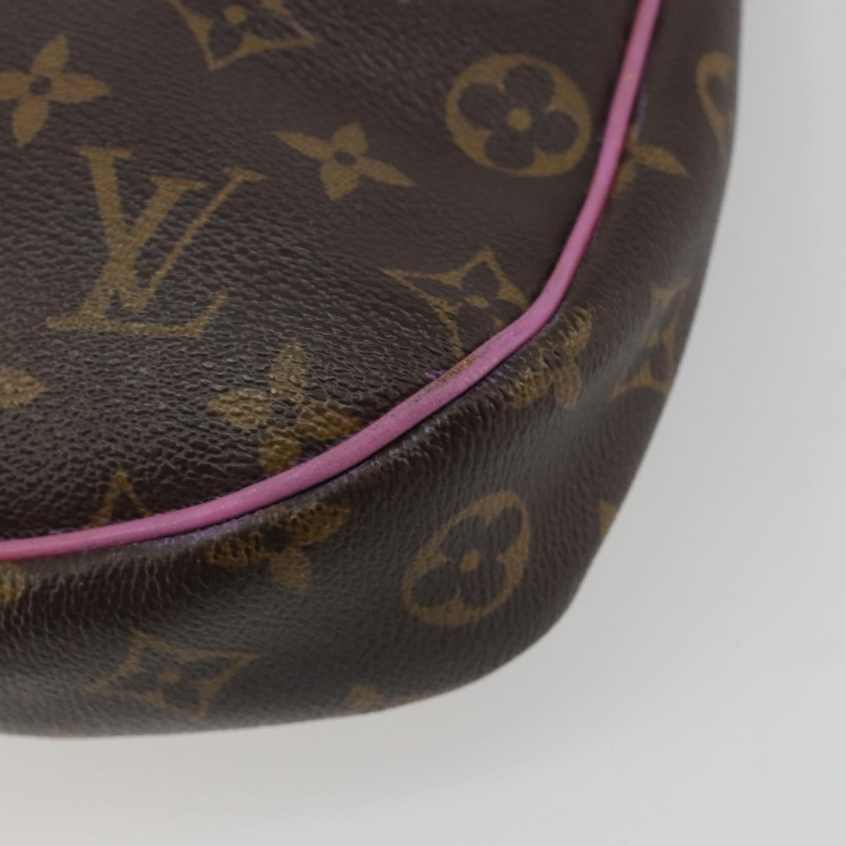 Louis Vuitton Odeon Handbag Monogram Canvas Brown Canvas Shoulder Bag Bag (Pre-Owned)