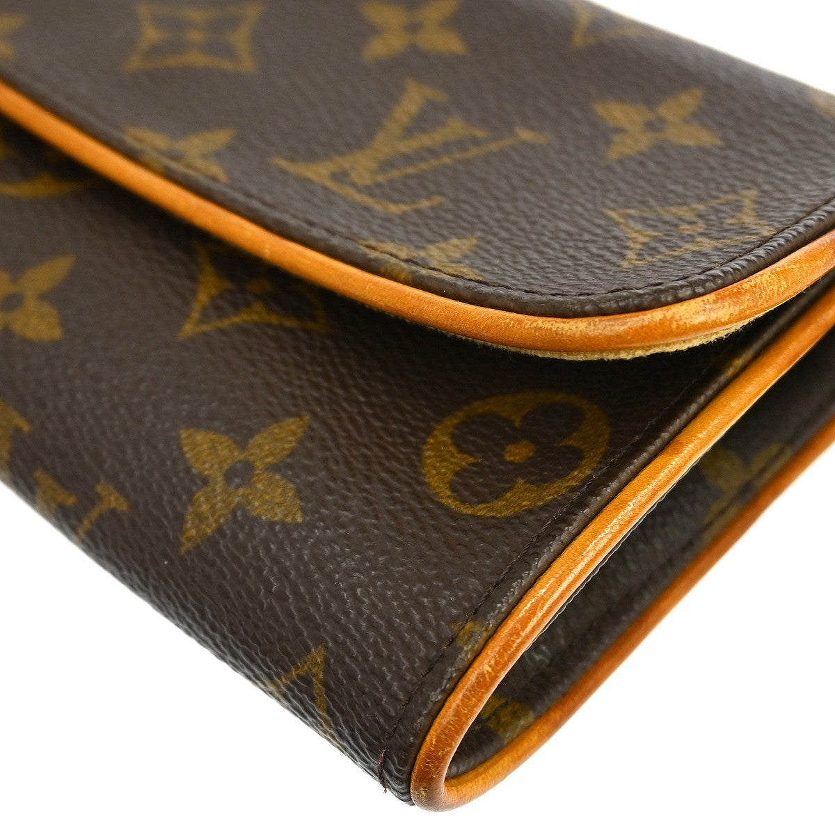 Louis Vuitton Twin Handbag Monogram Canvas Brown Canvas Clutche & Pouche Bag (Pre-Owned)