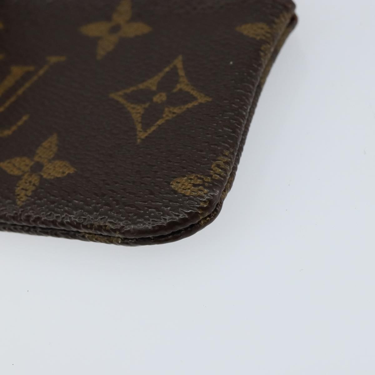 Louis Vuitton Pochette Clés Monogram Canvas Brown Canvas Wallets Accessory (Pre-Owned)