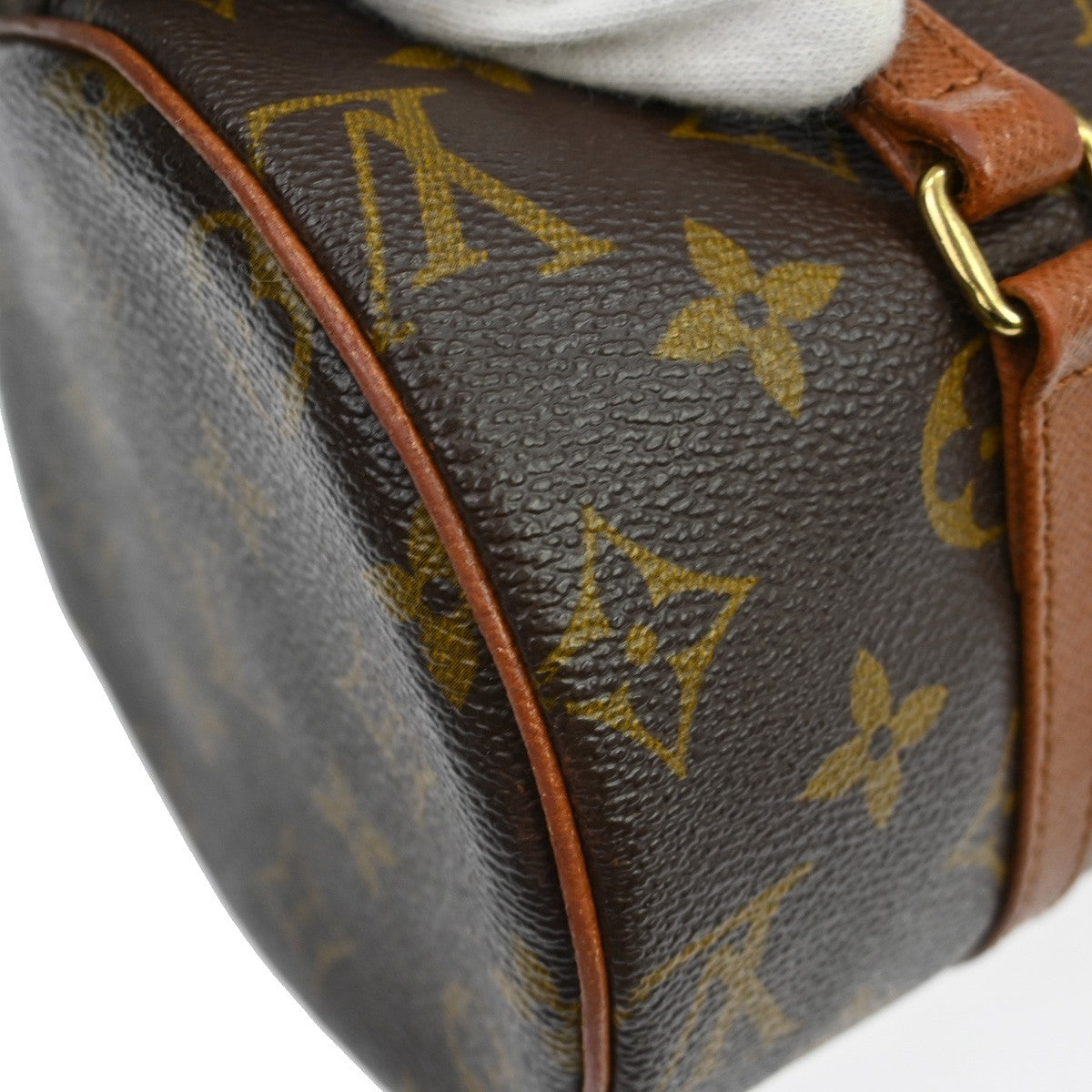 Louis Vuitton Papillon Handbag Monogram Canvas Brown Canvas Handbag (Pre-Owned)