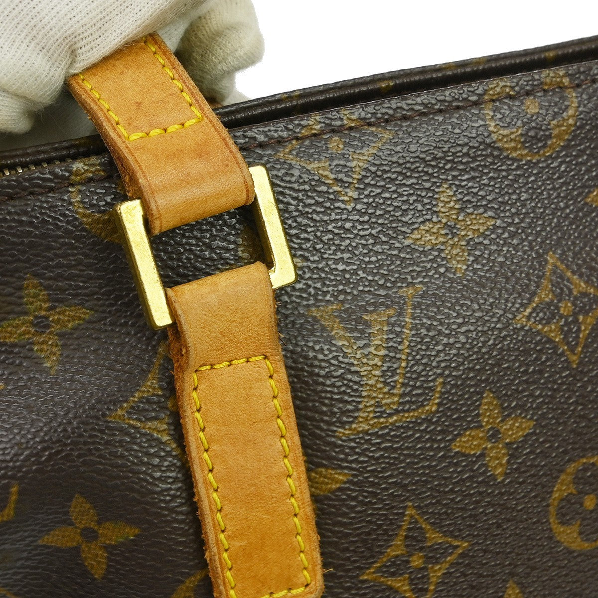 Louis Vuitton Cabas Piano Monogram Canvas Brown Canvas Tote Bag Bag (Pre-Owned)