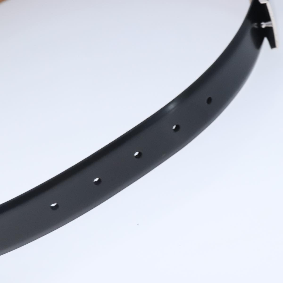 Louis Vuitton Carre Belt Leather Black Leather Belts Accessory (Pre-Owned)