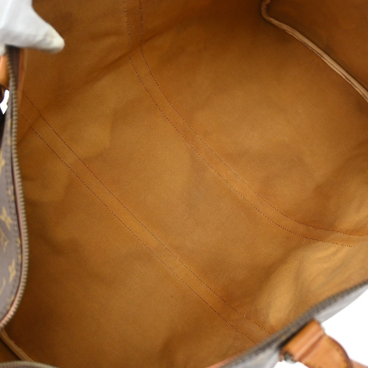 Louis Vuitton Keepall Bag Monogram Canvas Brown Canvas Travel Bag Bag (Pre-Owned)