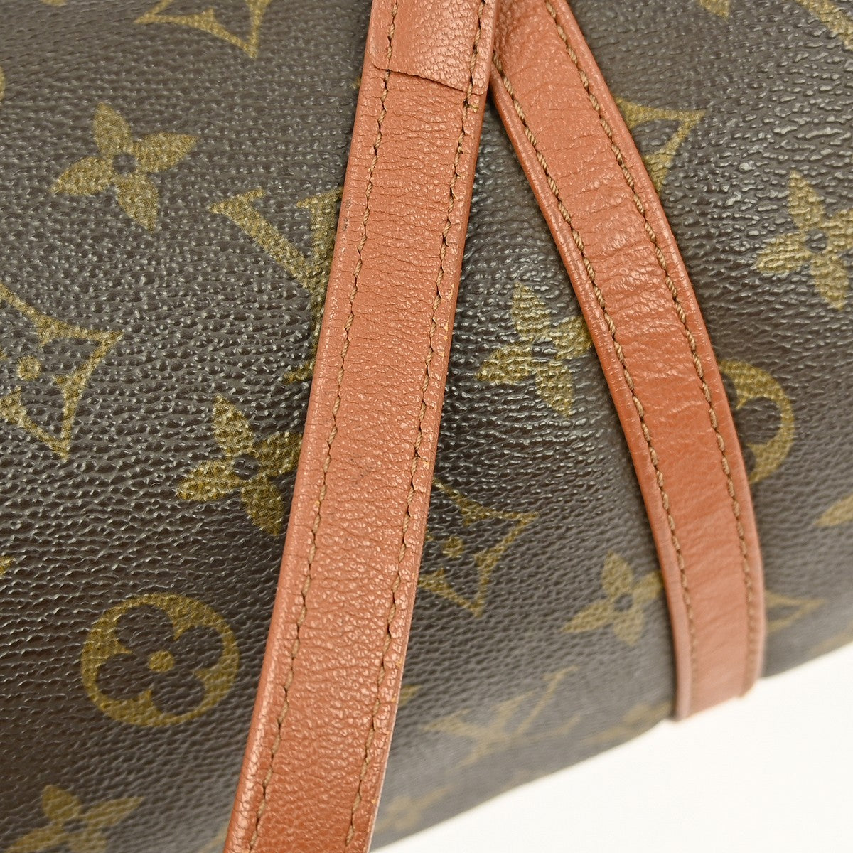 Louis Vuitton Papillon Handbag Monogram Canvas Brown Canvas Handbag (Pre-Owned)