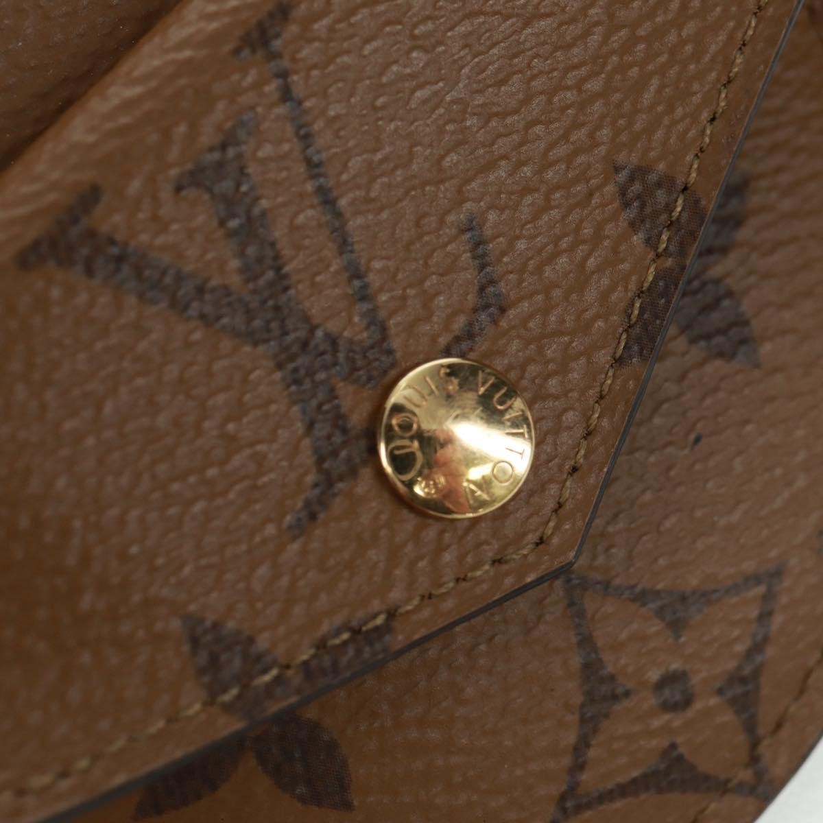 Louis Vuitton Daily Multi Pocket Belt Monogram Canvas Brown Canvas Wallets Accessory (Pre-Owned)