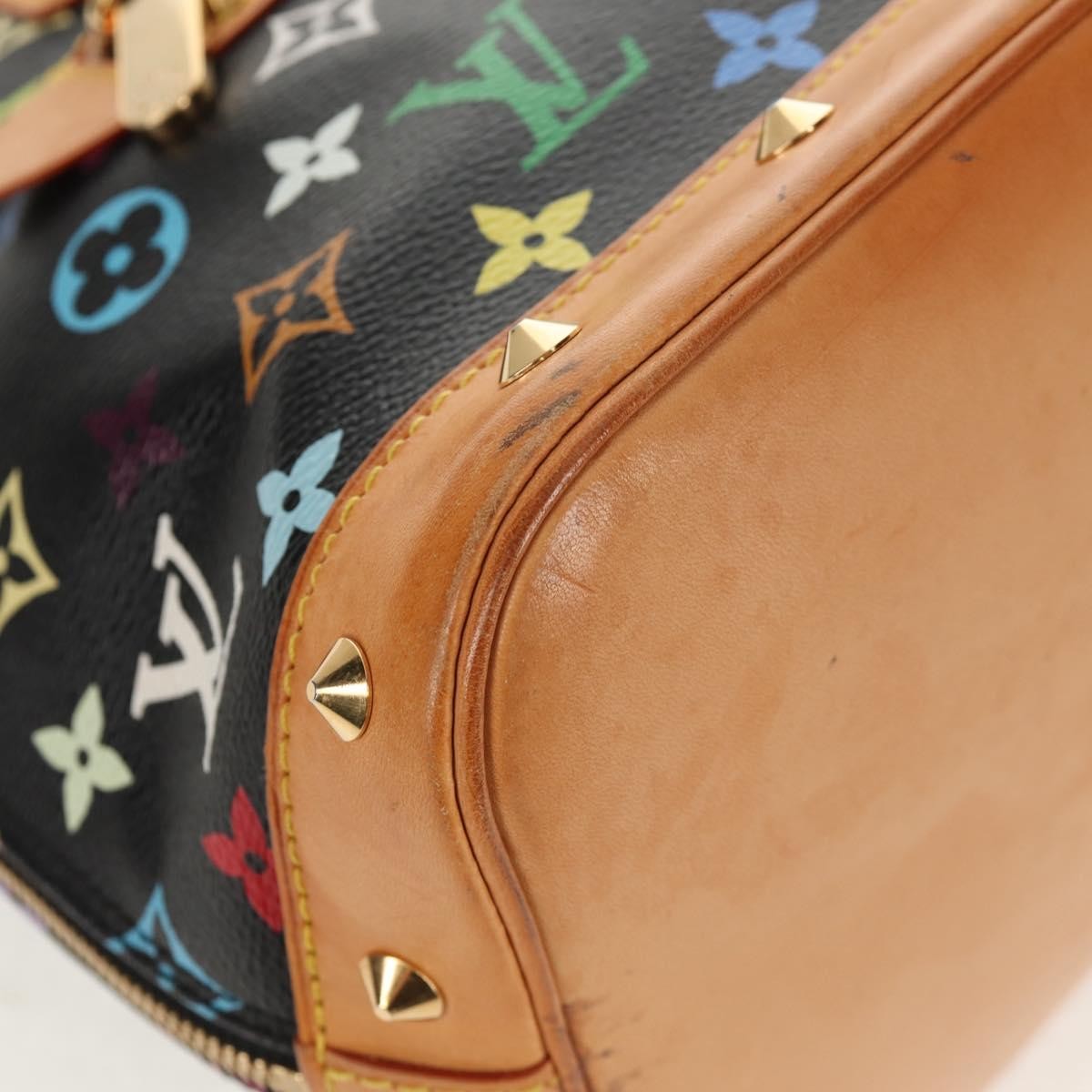 Louis Vuitton Alma Handbag Monogram Multicolor Multicolour Canvas Handbag (Pre-Owned)