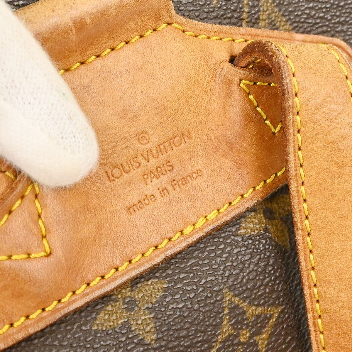 Louis Vuitton Vintage Montsouris Backpack Monogram Canvas Brown Canvas Backpack Bag (Pre-Owned)