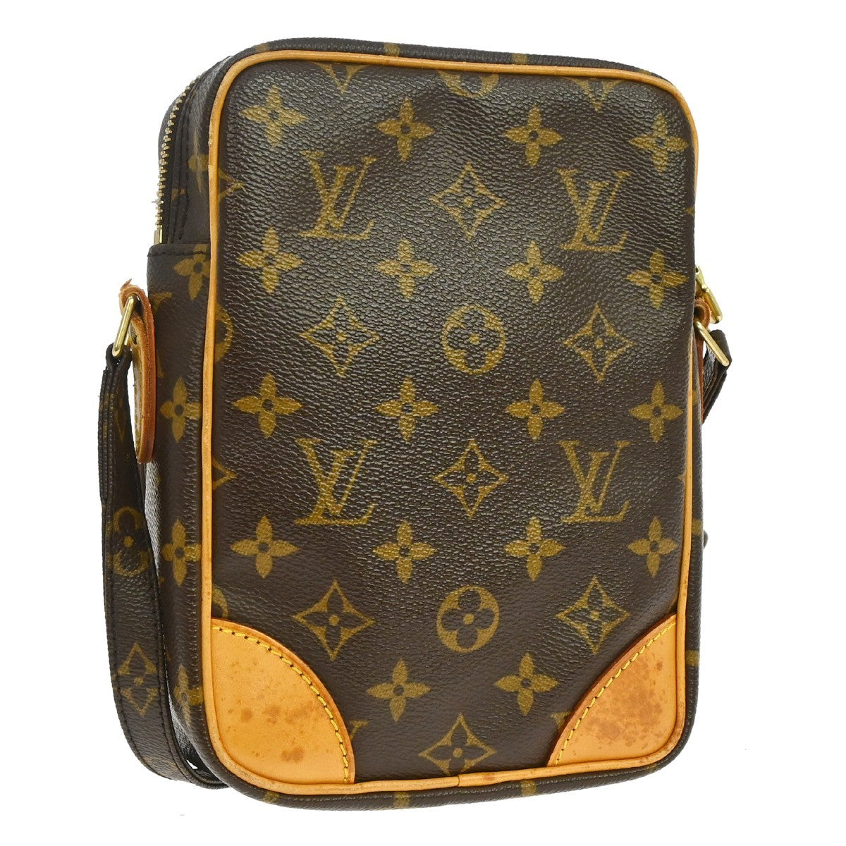 Louis Vuitton Amazone Bag Monogram Canvas Brown Canvas Crossbody Bag Bag (Pre-Owned)