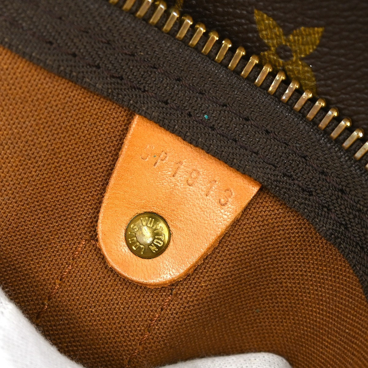 Louis Vuitton Keepall Bag Monogram Canvas Brown Canvas Travel Bag Bag (Pre-Owned)